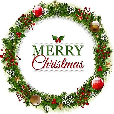 EPS 해외이미지 열매 백그라운드 크리스마스 겨울 일러스트 프레임 사람없음 초록색 축제 화환 축하 화려 크리스마스리스 해외202004 해외일러스트 식물 계절 기념일 꽃 컬러 컨셉 파일형식 벡터 이미지허브