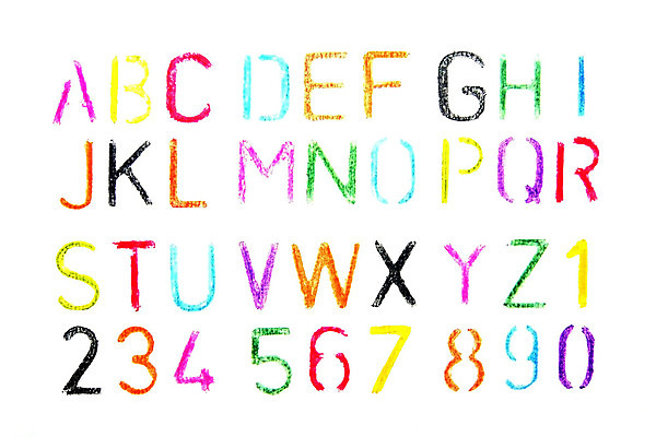 포토 JPG 해외이미지 캐릭터 알파벳 교육 어린이 사람없음 스터디 컬러풀 연필 그림 크레파스 해외202004 해외포토 영어 컬러 학용품 사람 학습 필기구 파일형식 이미지허브