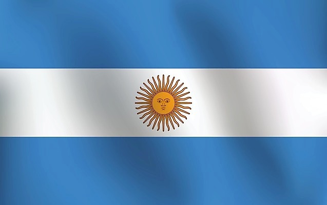 EPS 해외이미지 디자인 배너 문화 물결 여행 백그라운드 일러스트 그래픽 파란색 태양 노란색 미국 흰색 깃발 심볼 사인 남쪽 아르헨티나 고립 전국 정부 정치 해외202004 해외일러스트 자연요소 컬러 북아메리카 남아메리카 방향 파일형식 벡터 이미지허브