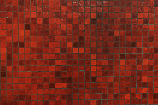 포토 JPG 해외이미지 디자인 벽 백그라운드 패턴 건축양식 주택 사람없음 내부 건물 빨간색 도자기 당구 타일 묘사 질감 정사각형 모자이크 해외202004 해외포토 도형 건축물 건축 컬러 무늬 구기 파일형식 이미지허브