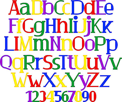 EPS 해외이미지 알파벳 교육 인터넷 일러스트 텍스트 빨간색 초록색 파란색 세트 숫자 노란색 보라색 인쇄 편지 심볼 읽기 사인 질감 고립 해외202004 해외일러스트 문자 영어 컬러 모션 파일형식 벡터 이미지허브