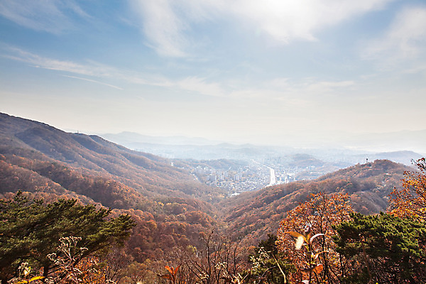 포토 JPG 주간 식물 계절 단풍 하늘 산 한국 풍경 사람없음 야외 가을 남한산성 국내포토 자연요소 아시아 잎 경기도 파일형식