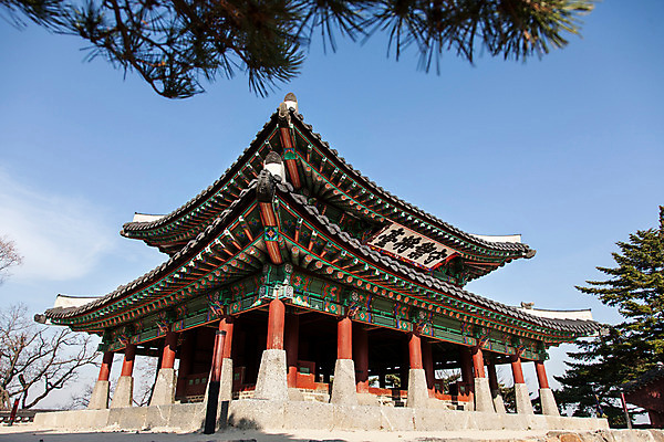 포토 JPG 주간 한국문화 건축물 하늘 풍경 사람없음 야외 남한산성 수어장대 국내포토 자연요소 동양문화 건축 한국 궁전 문화재 경기도 파일형식