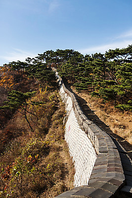 포토 JPG 주간 계절 단풍 하늘 산 한국 풍경 사람없음 야외 가을 성벽 남한산성 국내포토 자연요소 아시아 잎 경기도 파일형식