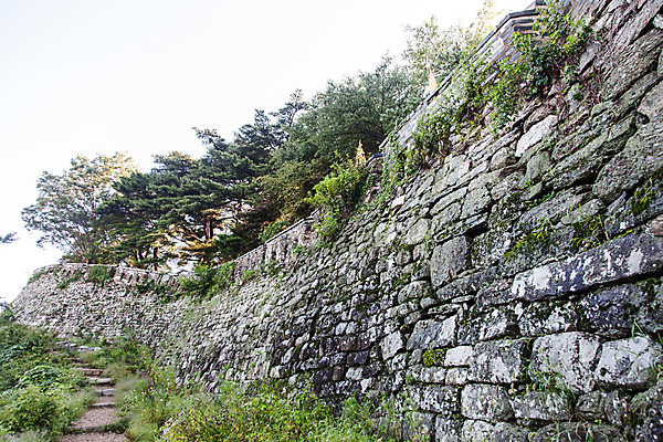 포토 JPG 주간 한국 풍경 사람없음 야외 성벽 남한산성 성곽길 국내포토 자연요소 아시아 길 경기도 파일형식