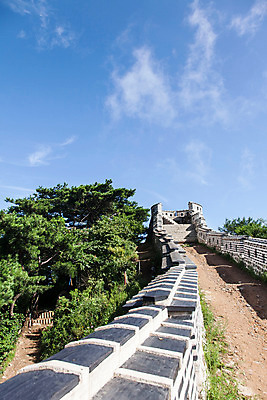포토 JPG 주간 나무 식물 구름 하늘 한국 풍경 사람없음 야외 성벽 남한산성 성곽길 국내포토 자연요소 아시아 길 경기도 파일형식