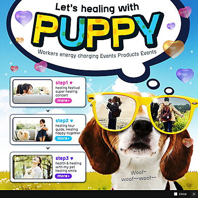 PSD 템플릿 여자 웹템플릿 팝업 웹팝업 사람 동양인 여러명 성인 반려동물 선글라스 한국인 하트 강아지 힐링 반려 여자만 성인여자만 성인만 이미지템플릿 모양 동물 안경 다수 인종 개 파일형식