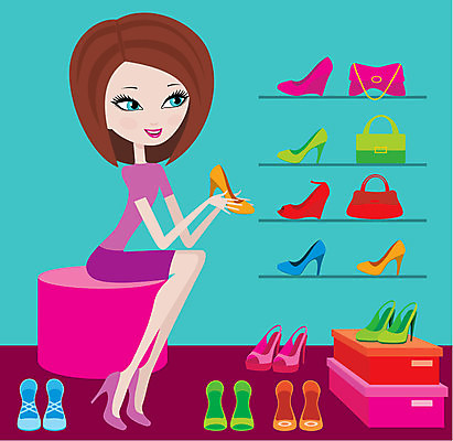 EPS 해외이미지 여자 구두 신발 의자 일러스트 바닥 사람 앉기 쇼핑 유행 세일 상점 센터 시장 구매 쇼핑몰 제비꽃 고객 무역 상업 노력 진홍색 소매 쇼퍼홀릭 해외202004 해외일러스트 꽃 산업 가구 모션 빨간색 파일형식 벡터 이미지허브