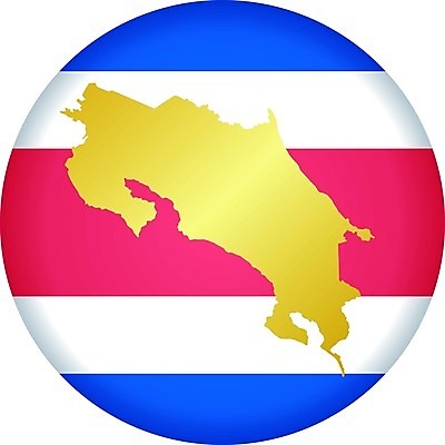 EPS 해외이미지 디자인 여행 일러스트 디지털 깃발 원형 심볼 사인 배지 전국 코스타리카 스타일 해외202004 해외일러스트 도형 중앙아메리카 파일형식 벡터 이미지허브