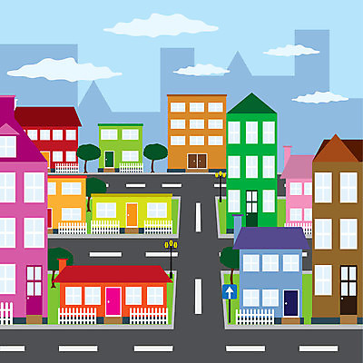 EPS 해외이미지 나무 도로 일러스트 건축양식 하늘 거리 주택 풍경 건물 태양 램프 도시 그룹 재산 지역 커뮤니티 타운 교외 많음 해외202004 해외일러스트 자연요소 식물 건축물 건축 길 컨셉 교통시설 조명 금융 파일형식 벡터 이미지허브