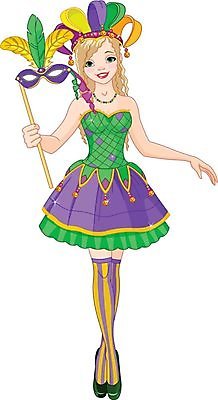 EPS 해외이미지 클립아트 캐릭터 여자 포즈 일러스트 휴가 새로움 기념 가면 서기 미소 초록색 금발 파티 축제 잡기 만화 가면무도회 버번 화요일 해외202004 해외일러스트 일러캐릭터 헤어스타일 컬러 컨셉 모션 표정 사람 이벤트 요일 무도회 파일형식 벡터 이미지허브