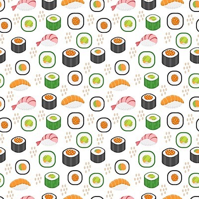 EPS 해외이미지 전통 디자인 아시아 문화 음식 백그라운드 패턴 일러스트 밥 새우 건강 어류 요리 동양인 세트 식당 일본 식사 초밥 회 흰색 신선 해조류 만화 먹기 해산물 메뉴 날것 롤 연어 점심식사 해외202004 해외일러스트 나라 컬러 무늬 모션 갑각류 인종 상점 수중동물 해양식물 일본음식 파일형식 벡터 이미지허브