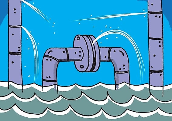 EPS 해외이미지 일러스트 가로 초록색 물 환경 보호 주기 자원 줄이기 해외202004 해외일러스트 자연요소 컬러 컨셉 모션 파일형식 벡터 이미지허브