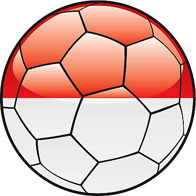 EPS 해외이미지 클립아트 스포츠 일러스트 공 축구 깃발 심볼 오브젝트 고립 모나코 해외202004 해외일러스트 유럽 구기 파일형식 벡터 나라 이미지허브