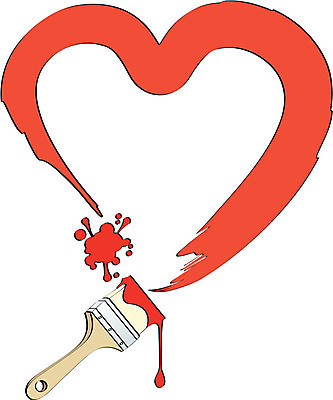 EPS 해외이미지 디자인 일러스트 추상 창조 사랑 미술 빨간색 페인트 공구 하트 붓 떨어짐 심볼 심플 화가 고립 해외202004 해외일러스트 모양 직업 감정 컬러 컨셉 무늬 문화예술 도구 파일형식 벡터 이미지허브