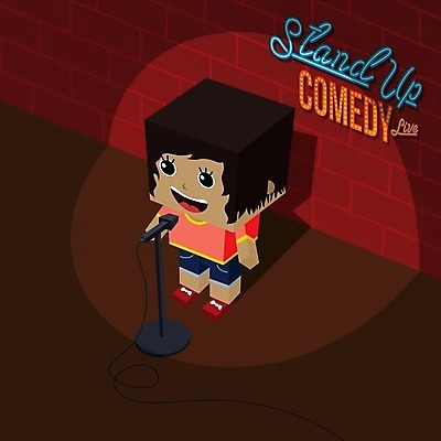 EPS 해외이미지 캐릭터 여자 선 일러스트 벽돌 서기 웃음 빨간색 콘서트 무대 램프 커튼 오픈 마이크 사인 네온 코믹 쇼 코미디언 생존 해외202004 해외일러스트 일러캐릭터 직업 컬러 음향기기 모션 조명 표정 사람 공연 파일형식 벡터 이벤트 전자제품 이미지허브