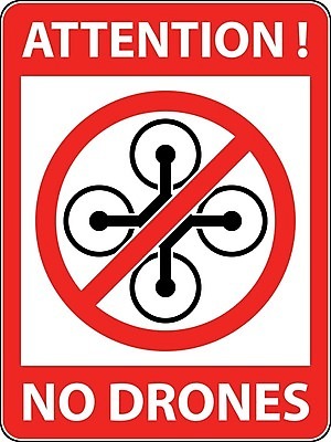 EPS 해외이미지 일러스트 경고 사람없음 빨간색 금지 규칙 경고문 드론 해외202004 해외일러스트 컬러 파일형식 벡터 이미지허브