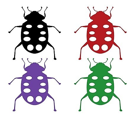 EPS 해외이미지 곤충 백그라운드 일러스트 자연 빨간색 흰색 작음 딱정벌레 심볼 무당벌레 고립 해외202004 해외일러스트 동물 컬러 크기 생태계 파일형식 벡터 이미지허브