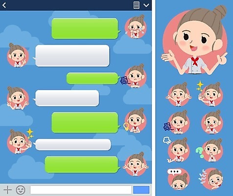 EPS 해외이미지 캐릭터 여자 백그라운드 일러스트 요리 스마트폰 세트 요리사 앞치마 카페 메시지 웨이트리스 풍선 해외202004 해외일러스트 일러캐릭터 직업 사람 핸드폰 스마트기기 상점 종업원 파일형식 벡터 이미지허브