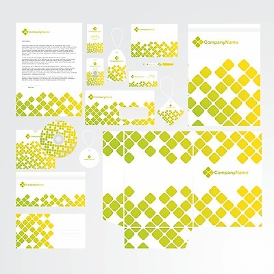 EPS 해외이미지 템플릿 편집 디자인 백그라운드 패턴 일러스트 회사 비즈니스 추상 문구용품 봉투 그래픽 초록색 세트 노란색 라벨 흰색 신용카드 발표 편지 큐브 파일 폴더 레터헤드 해외202004 해외일러스트 컬러 무늬 프레임 금융 오브젝트 파일형식 벡터 이미지허브