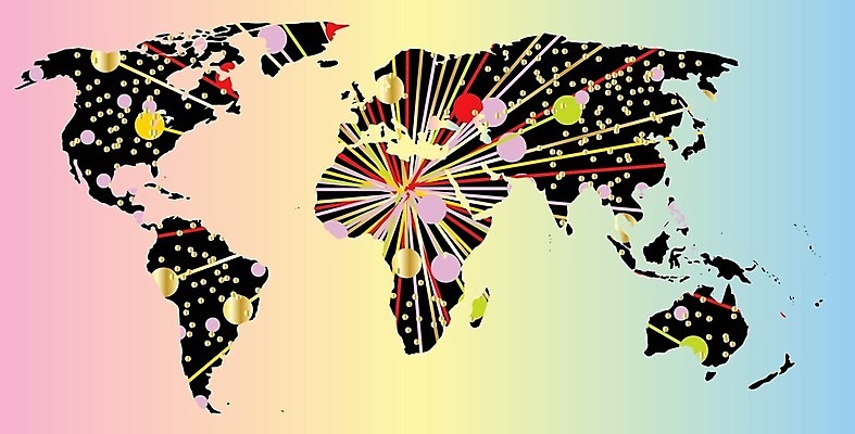 EPS 해외이미지 유럽 아시아 지구 바다 여행 컨셉 지도 일러스트 아프리카 추상 새로움 미술 그래픽 세계 글로벌 파티 미국 행성 축하 호주 연도 대륙 그림 윤곽 북쪽 동쪽 남쪽 서쪽 지도책 지리 해외202004 해외일러스트 나라 북아메리카 무늬 문화예술 이벤트 책 우주 오세아니아 방향 파일형식 벡터 이미지허브