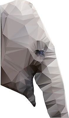 EPS 해외이미지 모양 동물 디자인 야생동물 백그라운드 컨셉 일러스트 포유류 자연 추상 코끼리 미술 그래픽 장식 머리 흰색 황무지 삼각형 큼 사파리 종이접기 고립 다각형 폴리곤 스타일 해외202004 해외일러스트 도형 종이 컬러 무늬 문화예술 신체부위 크기 생태계 접기 파일형식 벡터 이미지허브