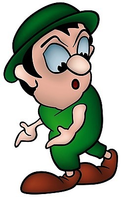 EPS 해외이미지 클립아트 캐릭터 일러스트 초록색 걷기 놀람 산책 만화 자르기 그림 코믹 손그림 잭 캡모자 해외202004 해외일러스트 일러캐릭터 모자_잡화 감정 컬러 모션 휴식 표정 파일형식 벡터 이미지허브