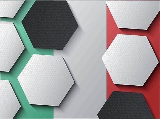 EPS 해외이미지 스포츠 백그라운드 컨셉 일러스트 공 놀이 그래픽 초록색 3D 축구 경쟁 이탈리아 게임 깃발 원형 가죽 심볼 전국 해외202004 해외일러스트 도형 유럽 컬러 구기 디지털합성 파일형식 벡터 이미지허브