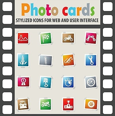 EPS 해외이미지 일러스트 오토바이 스패너 메달 심볼 받침대 기어 루트 속도계 해외202004 해외일러스트 바이크 공구 상_상패 파일형식 벡터 이미지허브