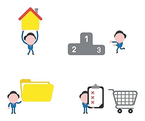 EPS 해외이미지 직업 캐릭터 남자 컨셉 일러스트 회사 비즈니스 노동자 주택 함께함 서기 사람 정장 성인 세트 사무실 상점 업무 작업 비즈니스맨 대표 만화 종업원 경영자 리더 파일 상업 폴더 책임자 경영 고립 마케팅 서류판 지휘대 체크리스트 해외202004 해외일러스트 일러캐릭터 옷 모션 건물 사무용품 직장인 파일형식 벡터 이미지허브