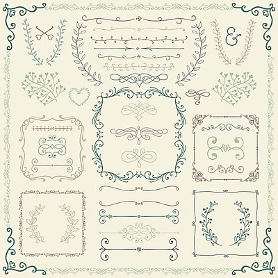 EPS 해외이미지 선 잎 일러스트 사각프레임 타이포그라피 사람없음 베이지색 해외202004 해외일러스트 식물 문자 컬러 프레임 사각형 파일형식 벡터 이미지허브