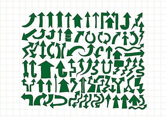 EPS 해외이미지 화살표 일러스트 사람없음 디자인소스 해외202004 해외일러스트 파일형식 벡터 편집소스 이미지허브