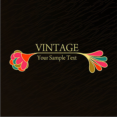 EPS 해외이미지 식물 꽃 백그라운드 잎 꽃무늬 곡선 일러스트 프레임 사람없음 해외202004 해외일러스트 선 무늬 파일형식 벡터 이미지허브