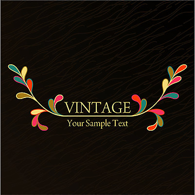 EPS 해외이미지 식물 꽃 백그라운드 잎 꽃무늬 곡선 일러스트 프레임 사람없음 해외202004 해외일러스트 선 무늬 파일형식 벡터 이미지허브