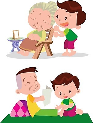 EPS 해외이미지 교육 할아버지 행복 어린이 일러스트 태국 휴식 소년 치료 고통 마사지 도움 어깨 양발 해외202004 해외일러스트 노년 남자 감정 아시아 컨셉 의학 사람 신체부위 파일형식 벡터 이미지허브