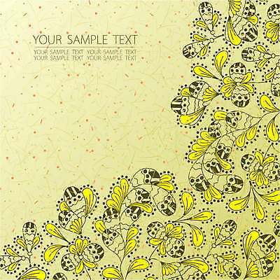 EPS 해외이미지 배너 꽃 선 백그라운드 꽃무늬 일러스트 텍스트 프레임 사람없음 엘리먼트 해외202004 해외일러스트 식물 무늬 파일형식 벡터 이미지허브