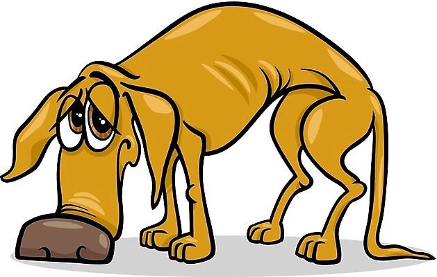 EPS 해외이미지 캐릭터 일러스트 사람없음 반려동물 갈색 귀여움 개 만화 배고픔 해외일러스트 일러캐릭터 동물 컬러 컨셉 포유류 파일형식 벡터 이미지허브