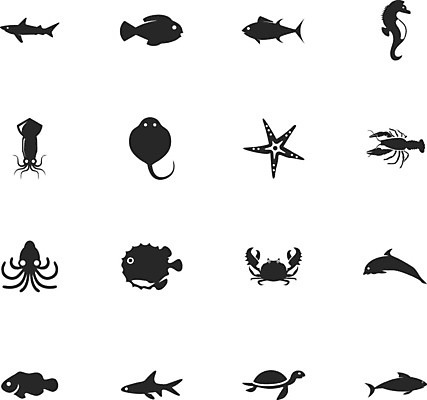 EPS 해외이미지 모양 동물 디자인 실루엣 야생동물 바다 일러스트 자연 조개 불가사리 어류 그래픽 물 세트 픽토그램 검은색 수중 게 망치 참치 고래 오브젝트 돌고래 연어 상어 내추럴 고립 동물상 주민 청어 유일 해외202004 해외일러스트 자연요소 컬러 포유류 어패류 극피동물 촬영기법 갑각류 조형물 수중동물 공구 생태계 파일형식 벡터 이미지허브