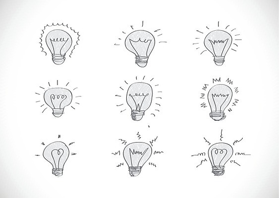 EPS 해외이미지 일러스트 전구 조명 잉크 아이디어 창조 미술 빛 세트 펜 힘 에너지 수확 낙서 스케치 수집 심볼 그림 복고 심플 손그림 해결 혁명 고립 발명 해외202004 해외일러스트 컨셉 농업 문화예술 필기구 파일형식 벡터 이미지허브