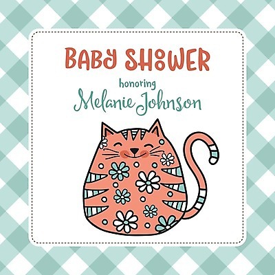 EPS 해외이미지 기념일 꽃 백그라운드 일러스트 타이포그라피 사람없음 고양이 체크무늬 초대 해외일러스트 식물 문자 무늬 포유류 이벤트 반려동물 파일형식 벡터 이미지허브