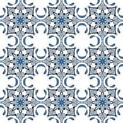 EPS 해외이미지 전통 디자인 패턴 일러스트 벽지 추상 장식 파란색 흰색 포르투갈 타일 묘사 정사각형 모자이크 스페인어 아라베스크 엘리먼트 튀니지 해외202004 해외일러스트 도형 유럽 컬러 무늬 아프리카 파일형식 벡터 이미지허브