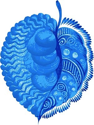 EPS 해외이미지 디자인 백그라운드 잎 일러스트 수채화 미술 사람없음 파란색 해외202004 해외일러스트 식물 컬러 문화예술 파일형식 벡터 이미지허브