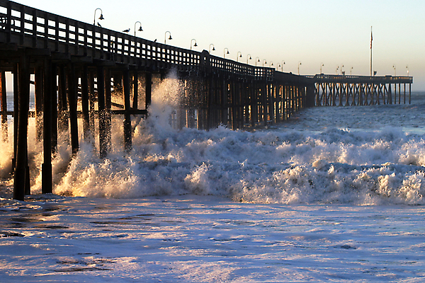 포토 JPG 해외이미지 주간 해외풍경 파도 바다 사람없음 야외 미국 캘리포니아 가교 해외202004 해외포토 자연요소 해외 건축물 북아메리카 풍경 파일형식 이미지허브