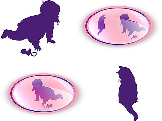 EPS 해외이미지 모양 실루엣 어린이 컨셉 일러스트 놀이 청춘 세트 꼬리표 라벨 유치원 성장 아기 수집 심볼 오브젝트 사인 호기심 기어가기 엘리먼트 처음 스타일 브랜딩 해외202004 해외일러스트 교육 감정 모션 프레임 촬영기법 사람 파일형식 벡터 이미지허브