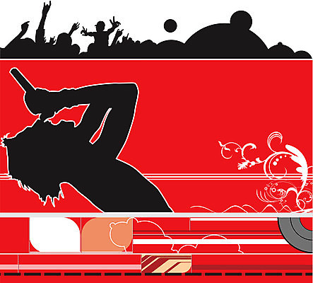 EPS 해외이미지 여자 남자 실루엣 별 음악 백그라운드 일러스트 사람 장식 청춘 파티 댄서 춤 그룹 DJ 클럽 디스코 사춘기 해외202004 해외일러스트 자연요소 직업 컨셉 문화예술 촬영기법 이벤트 파일형식 벡터 이미지허브