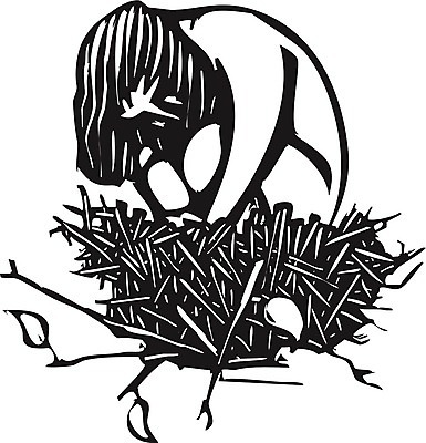 EPS 해외이미지 일러스트 조류 주택 청춘 성장 둥지 질병 무서움 가난 중독 빚 목판화 우울증 해외202004 해외일러스트 동물 감정 컨셉 의학 건물 경제 파일형식 벡터 이미지허브