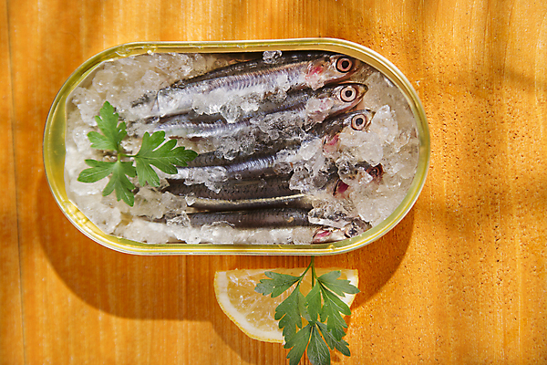 포토 JPG 해외이미지 식재료 실내 사람없음 하이앵글 얼음 신선 레몬 통조림 멸치 앤초비 나무배경 해외202004 해외포토 자연요소 뷰포인트 백그라운드 과일 어류 내부 파일형식 이미지허브