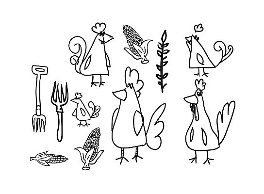 EPS 해외이미지 손 일러스트 옥수수 서기 일상 세트 숫자 치킨 막대기 낙서 만화 인도인 수집 시트 갈퀴 쇠스랑 암탉 해외202004 해외일러스트 외국인 문자 모션 곡류 동양인 라이프 신체부위 닭 암컷 닭고기요리 파일형식 벡터 이미지허브