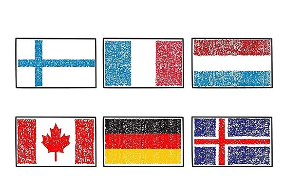 EPS 해외이미지 디자인 배너 유럽 어린이 선 여행 백그라운드 캐나다 일러스트 독일 핀란드 아이슬란드 그래픽 세트 세계 깃발 아기 플랫 만화 수집 심볼 사인 네덜란드 윤곽 고립 엘리먼트 전국 스타일 해외202004 해외일러스트 나라 북아메리카 북유럽 사람 파일형식 벡터 이미지허브