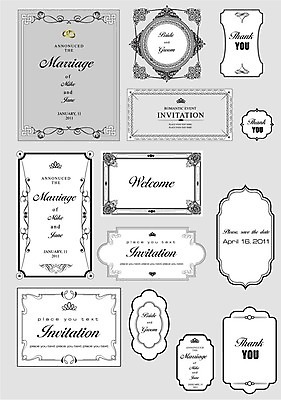 EPS 해외이미지 디자인 일러스트 프레임 사람없음 장식 빈티지 고급 우아함 바로크 빅토리아 해외202004 해외일러스트 컨셉 파일형식 벡터 이미지허브